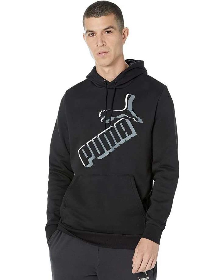 Hoodies & Sweatshirts * | Puma Essentials+ Big Logo Fleece Hoodie