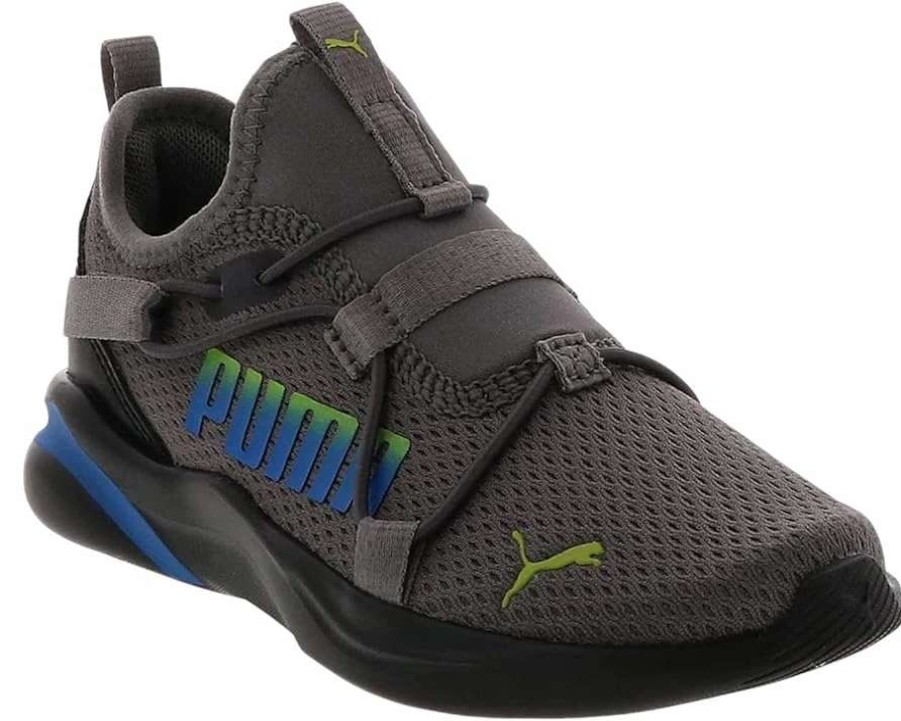 Sneakers & Athletic Shoes * | Puma Rift Slip-On Fade Logo (Little Kid/Big Kid)