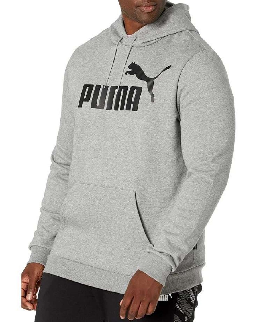 Hoodies & Sweatshirts * | Puma Big & Tall Essentials Big Logo Fleece Hoodie