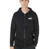 Hoodies & Sweatshirts * | Puma Essentials Small Logo Full Zip Fleece Hoodie