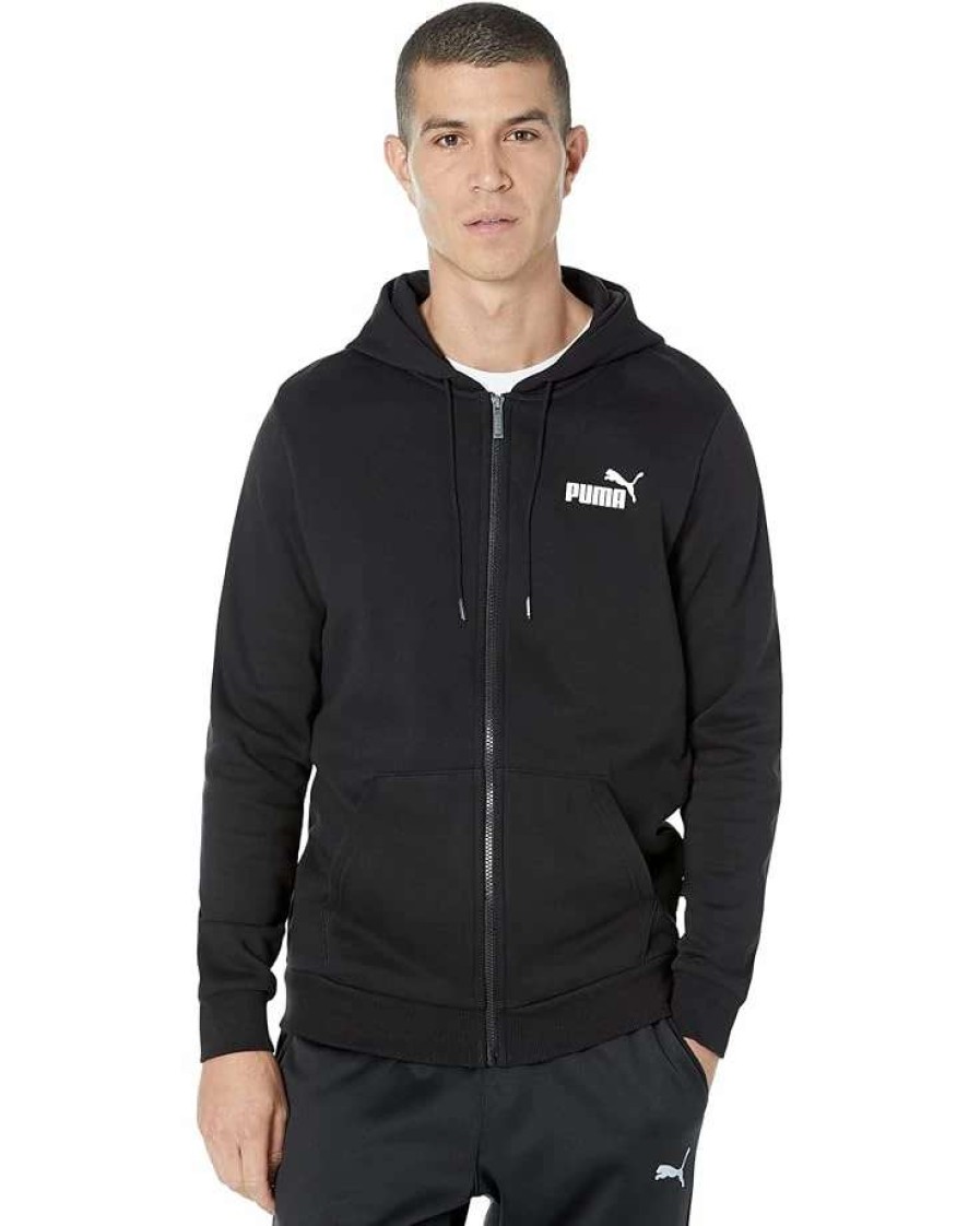 Hoodies & Sweatshirts * | Puma Essentials Small Logo Full Zip Fleece Hoodie