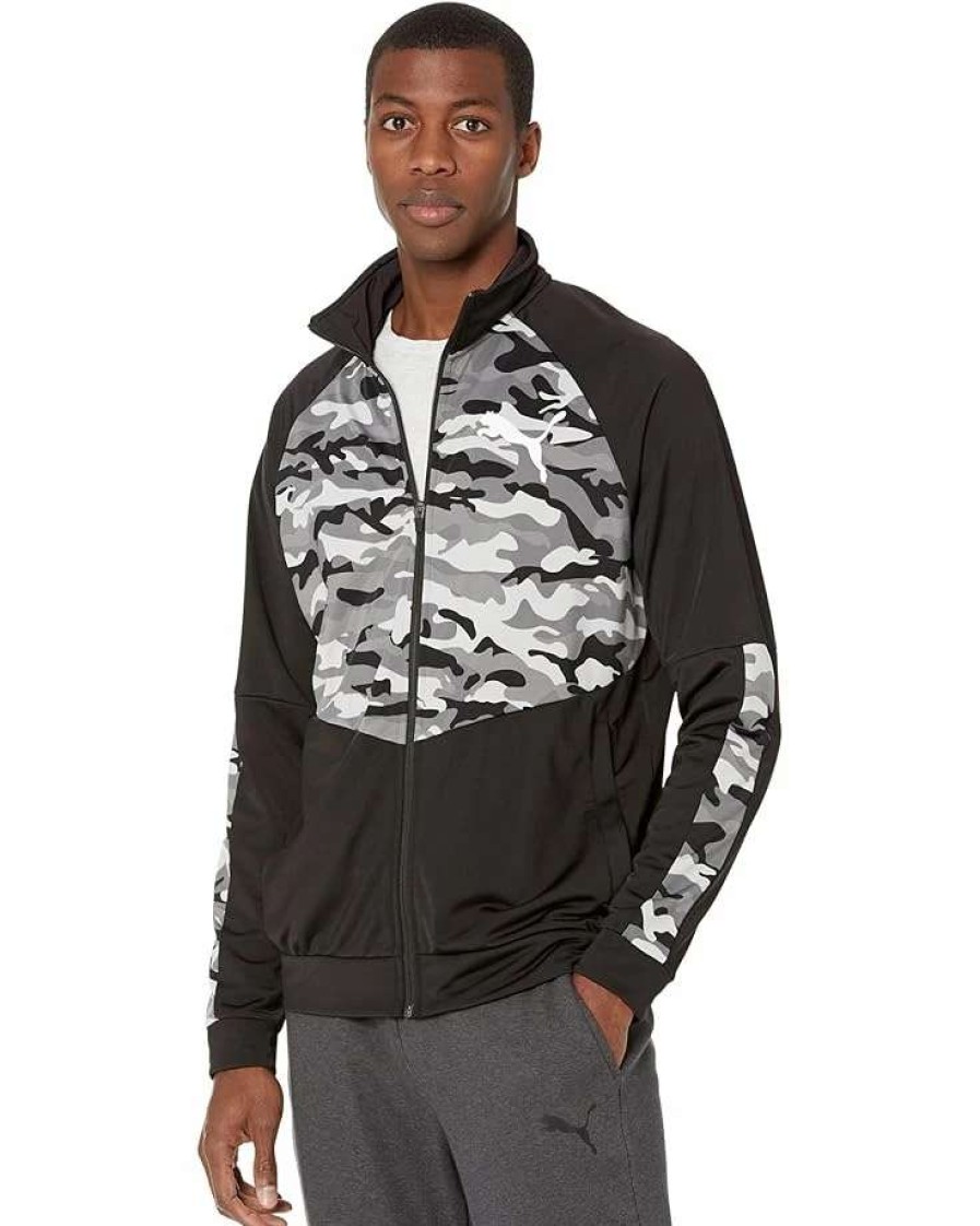 Coats & Outerwear * | Puma Contrast Camo Blocked Jacket