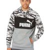 Hoodies & Sweatshirts * | Puma Big & Tall Essentials + Camo Fleece Hoodie