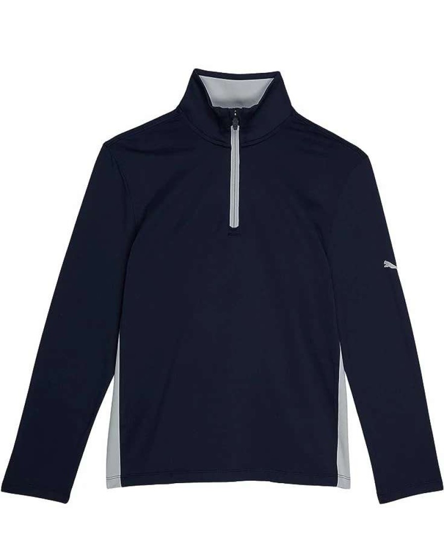 Coats & Outerwear * | Puma Golf Kids Gamer 1/4 Zip (Big Kids)