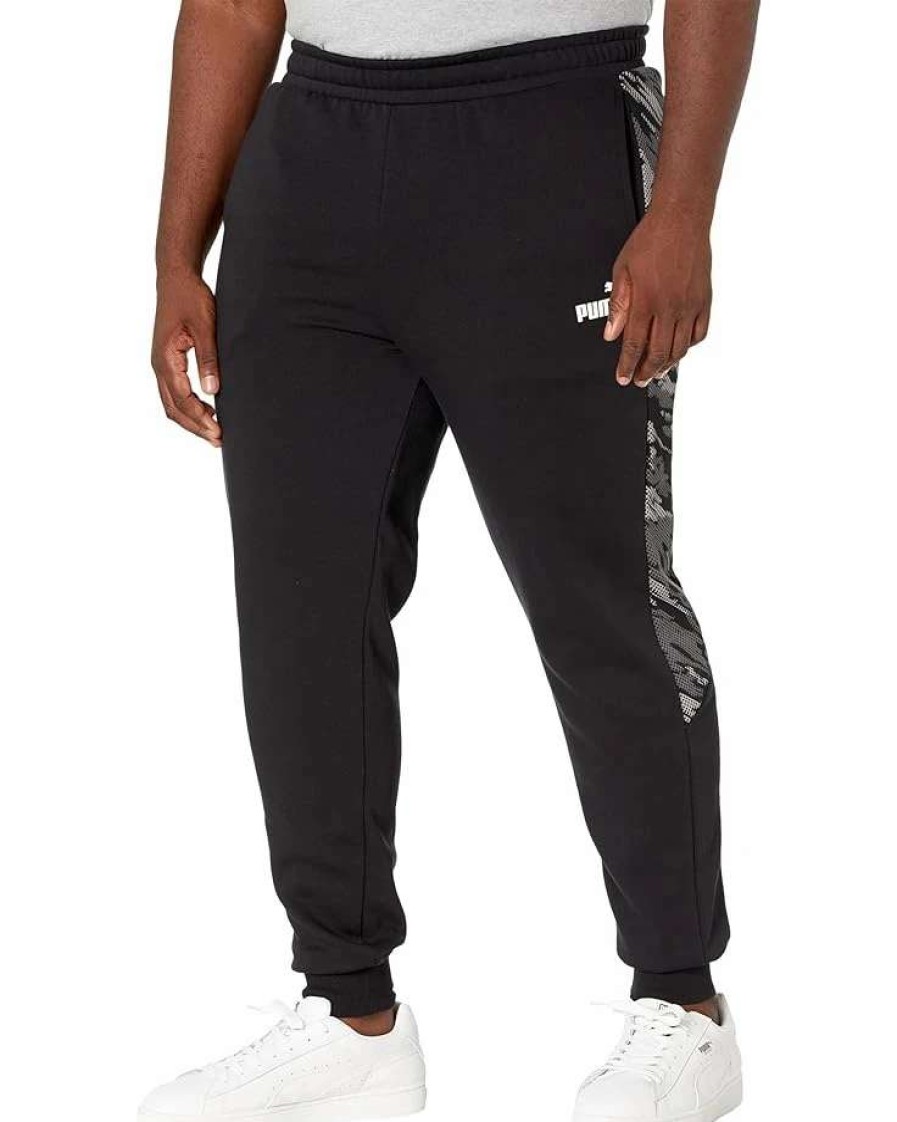 Pants * | Puma Big & Tall Graphic Fleece Sweatpants