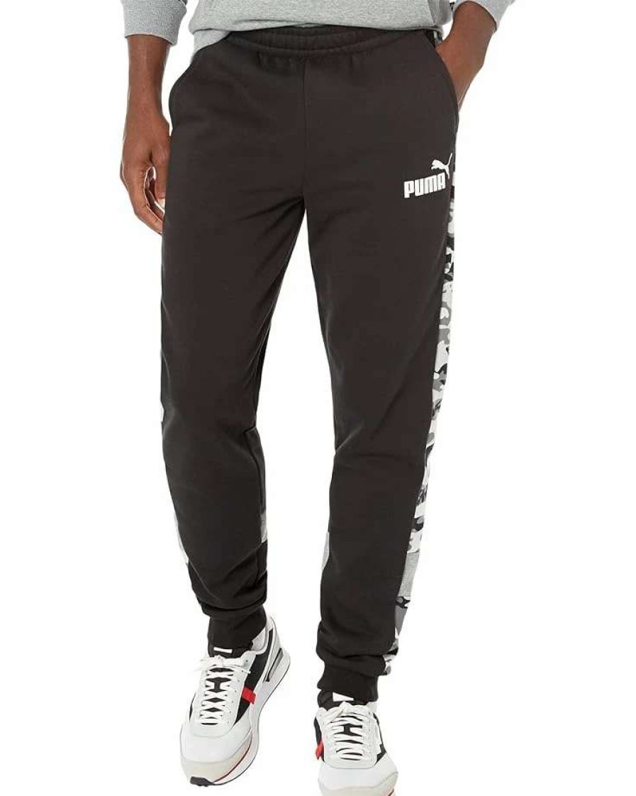 Pants * | Puma Big & Tall Essentials+ Fleece Camo Sweatpants