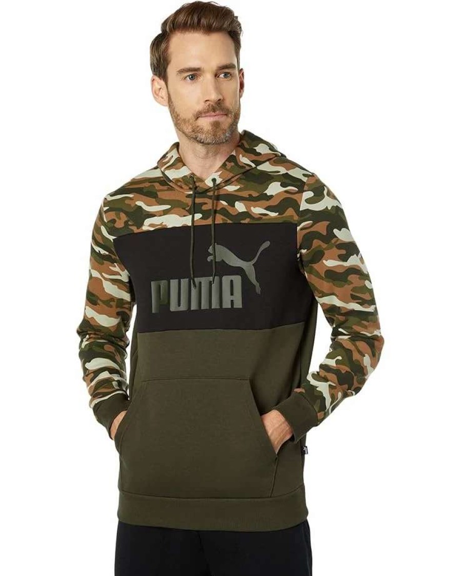 Hoodies & Sweatshirts * | Puma Essentials+ Camo Fleece Hoodie