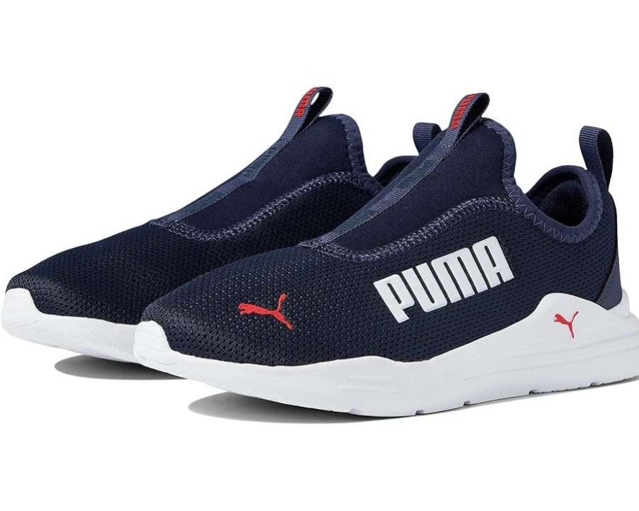 Sneakers & Athletic Shoes * | Puma Wired Run Rapid Slip-On (Little Kid/Big Kid)