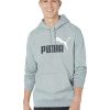 Hoodies & Sweatshirts * | Puma Essentials+ 2 Colors Big Logo Fleece Hoodie