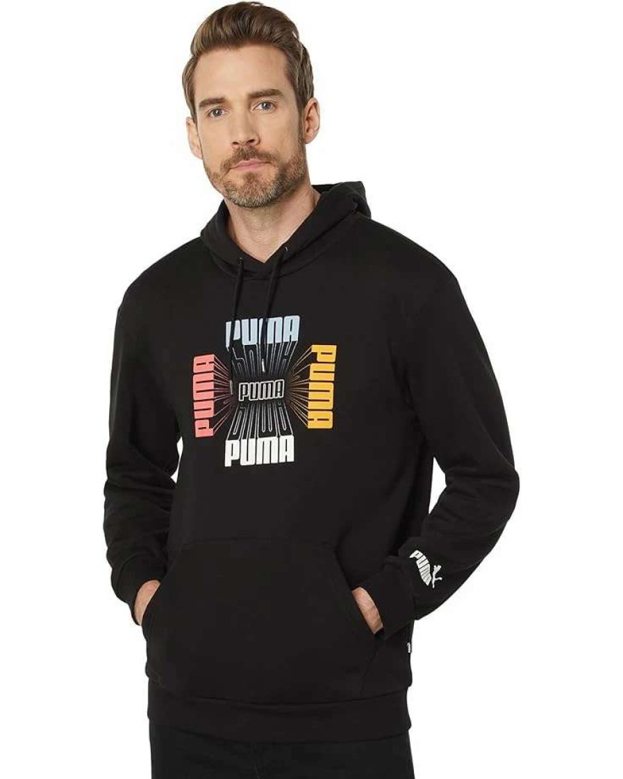 Hoodies & Sweatshirts * | Puma Essentials+ Logo Repeat Graphic Hoodie